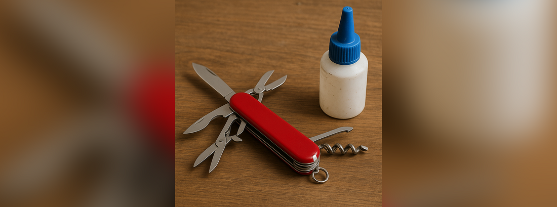 How to Replace or Mod 91mm Swiss Army Knife Scales Using Glue?