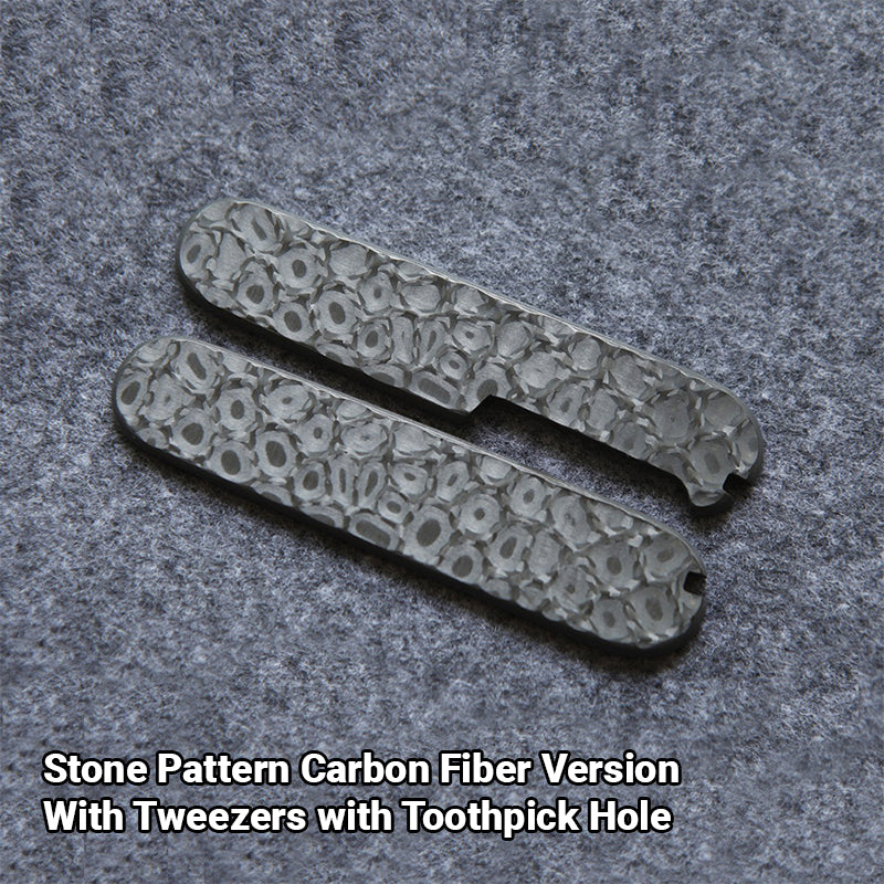 91mm Carbon Fiber Plus Scales for Victorinox Swiss Army Knife