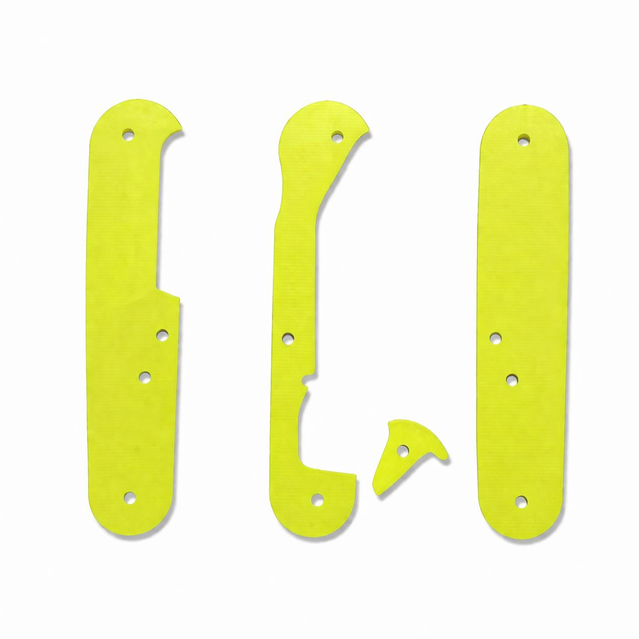 91mm Knife Lemon Yellow Liner G10 Partition Custom Mod Tool SAK Part