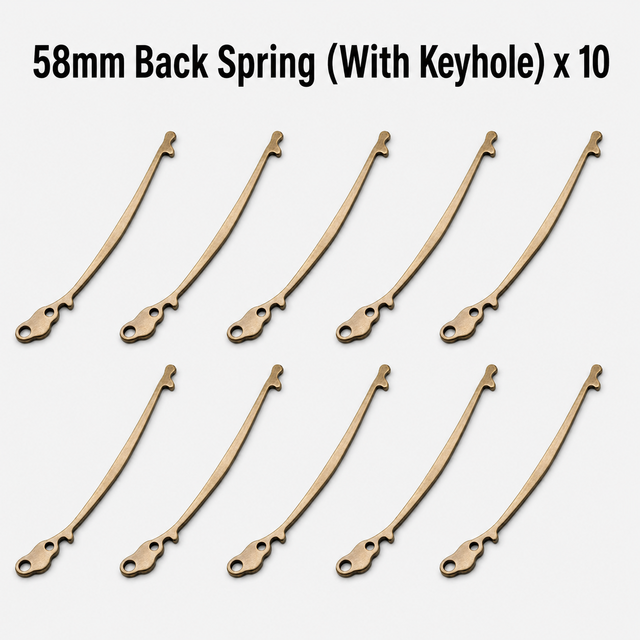 58mm Pocket Knife Back Spring Internal Spring Replacement Repair Parts