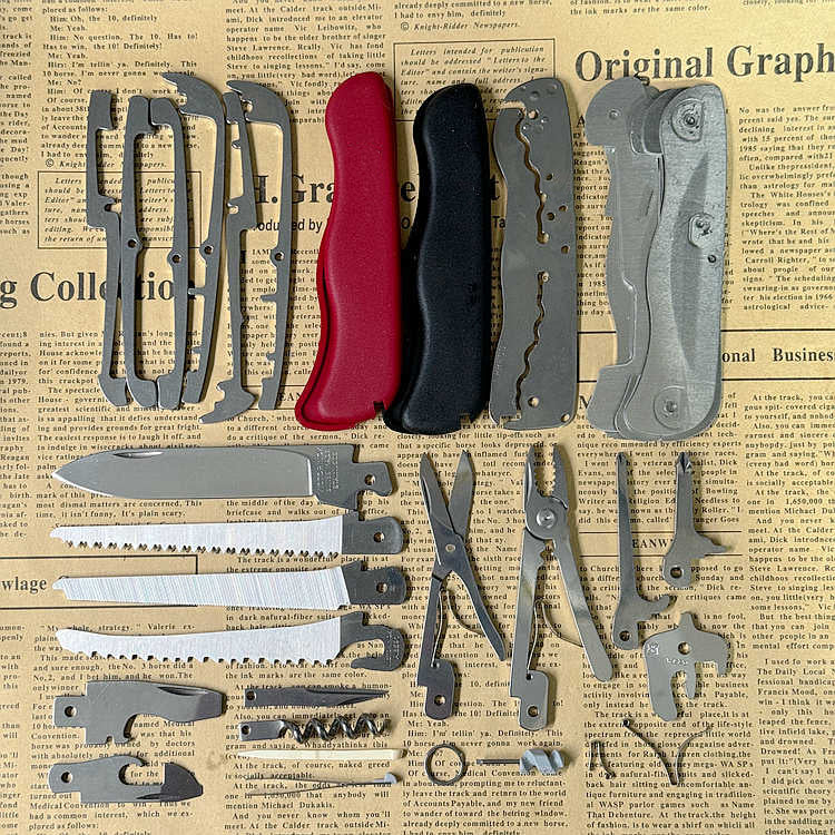 111mm Disassembly Parts for Multi-Tool Knife SAK Parts
