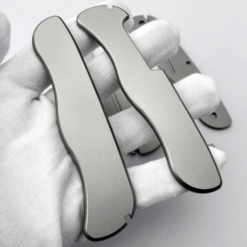 111mm Knife Titanium Alloy GAK TC4 Scales German Matt Handle Aftermarket SAK