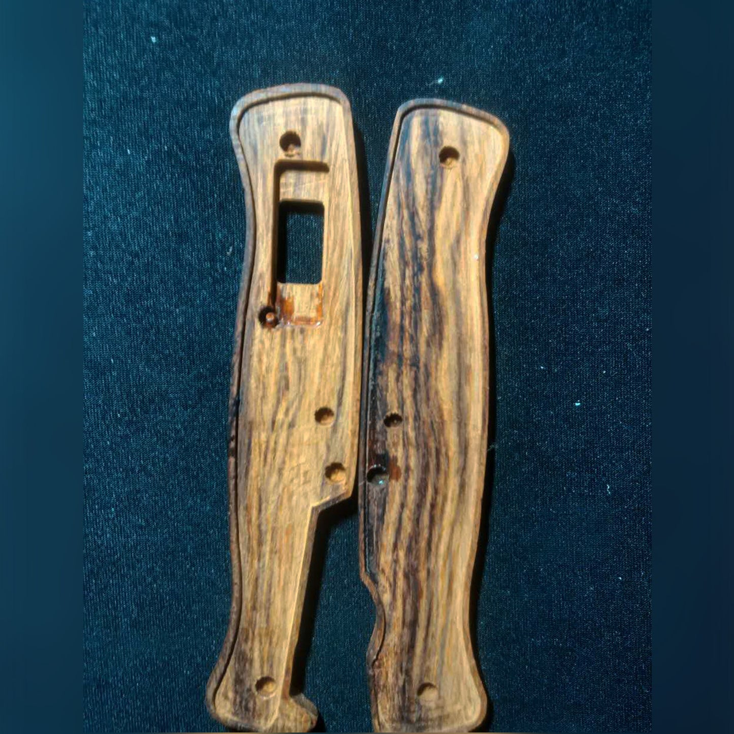 120mm Knife Weng Multi-Tool Wooden Scale Mod Handle