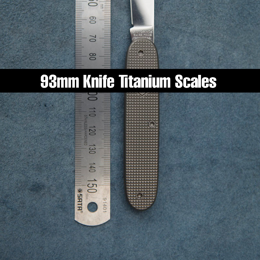 93mm Knife Titanium Scales Handle SAK Parts Multi-Tools