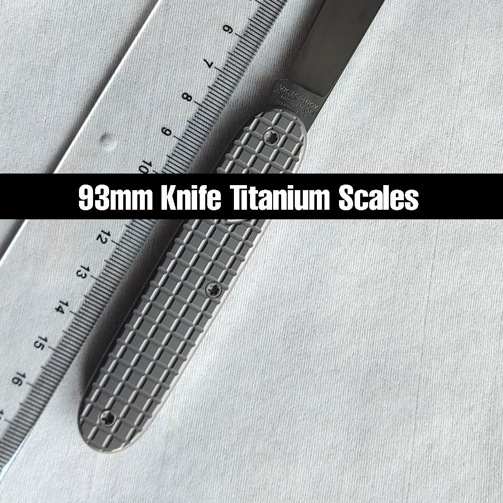 93mm Knife Titanium Scales Handle SAK Parts Multi-Tools