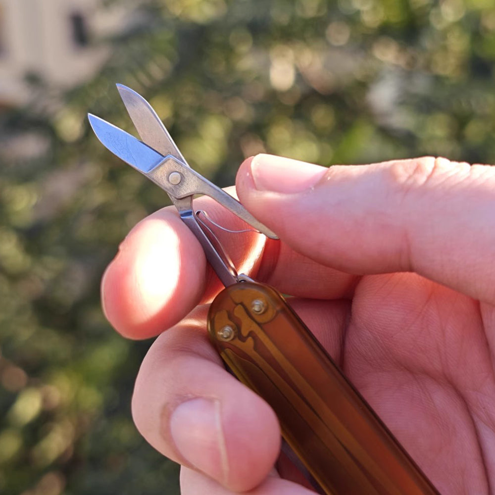 58mm Classic ULTEM PEI Knife Scale Transparent Handle SAK Aftermarket Parts Multi-Tools