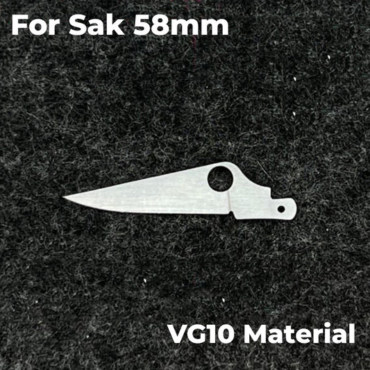 58mm Knife Handmade VG10 Steel Replacement Blade Similar To Spider SAK Part