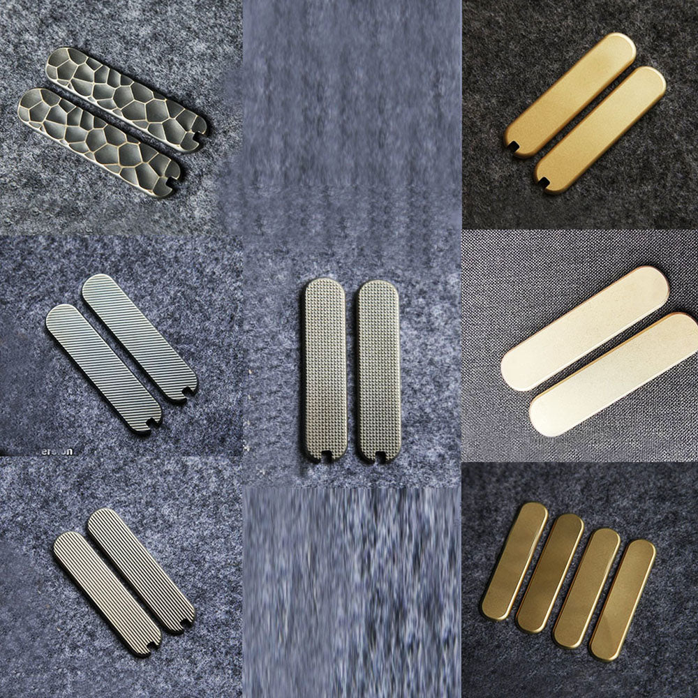 58mm Knife Mini Champ Classic Rambler Brass Scales Multi-Tool SAK