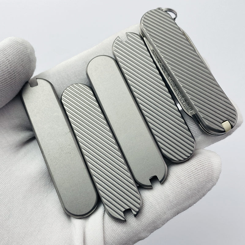 58mm Knife Titanium Scales Aftermarket Handles for SAK