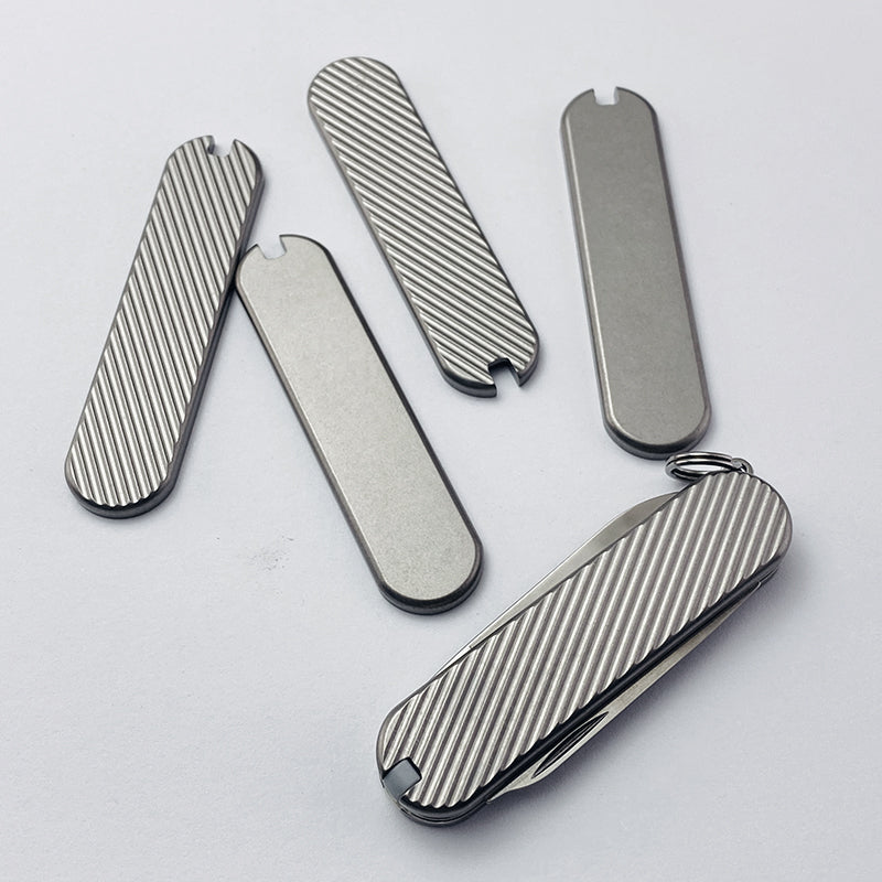 58mm Knife Titanium Scales Aftermarket Handles for SAK