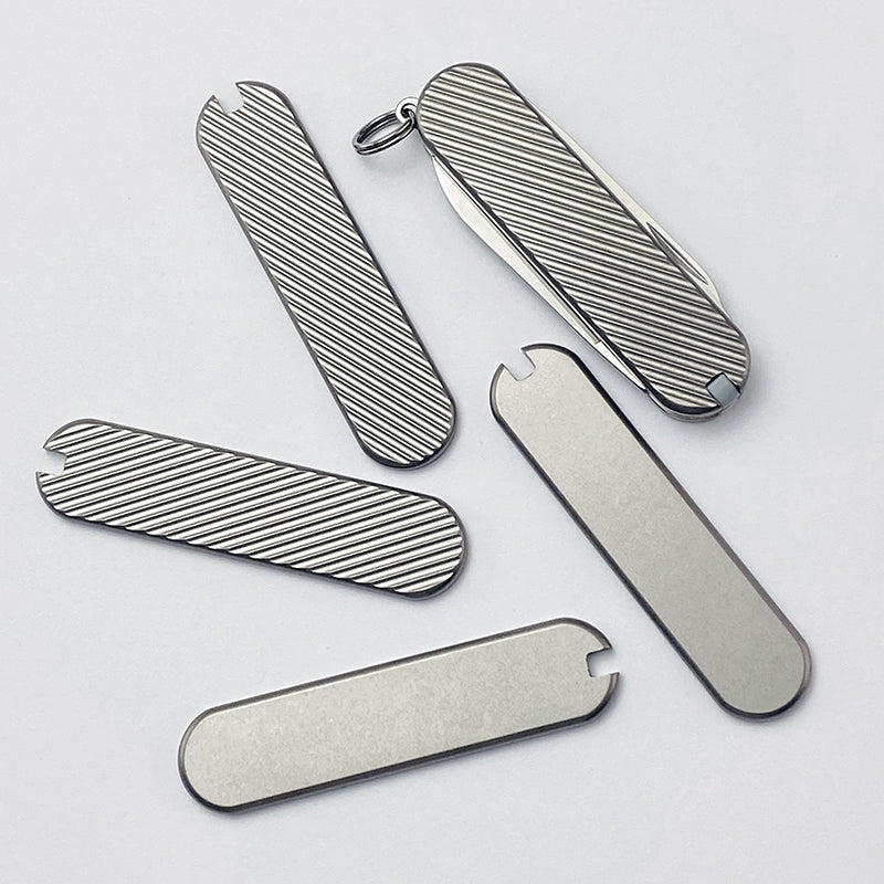 58mm Knife Titanium Scales Aftermarket Handles for SAK