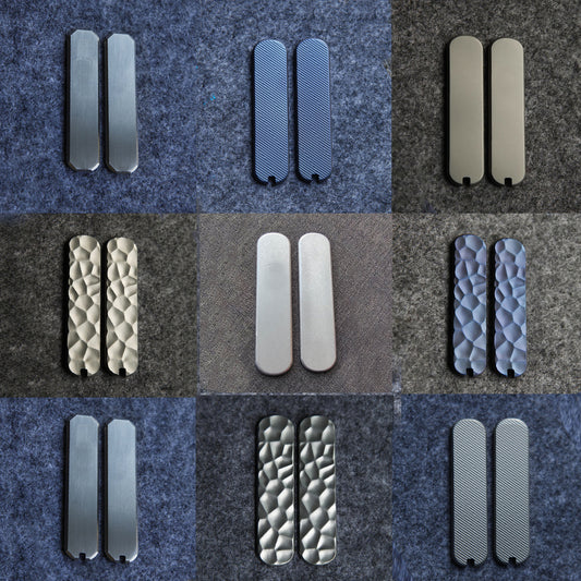 65mm Knife Multi-Tool Aftermarket Handle Titanium Scales SAK Parts