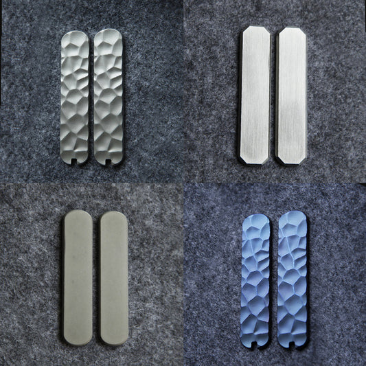 74mm Knife Titanium Scales Multi-Tool Aftermarket Handle SAK Parts