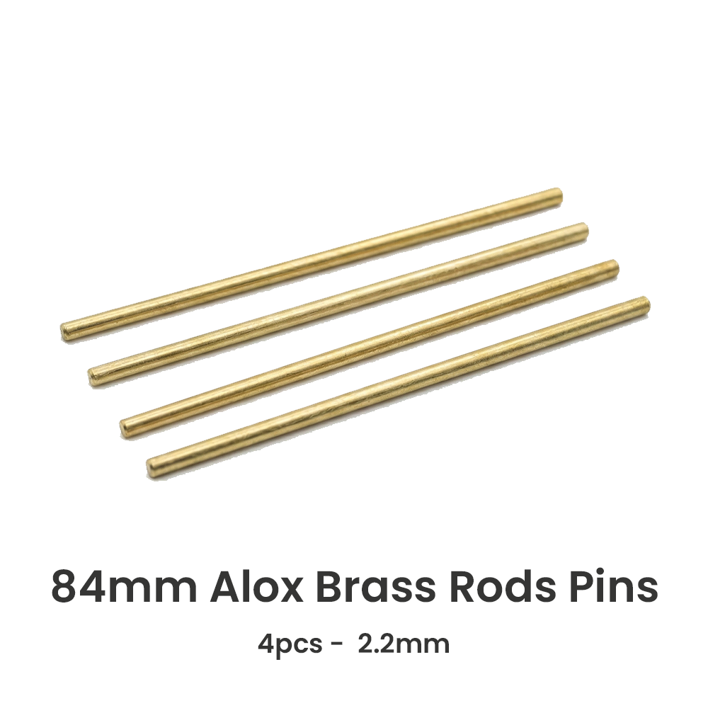 84mm Alox Knife Brass Rods Rivets Pins Axles Replacement DIY SAK Parts