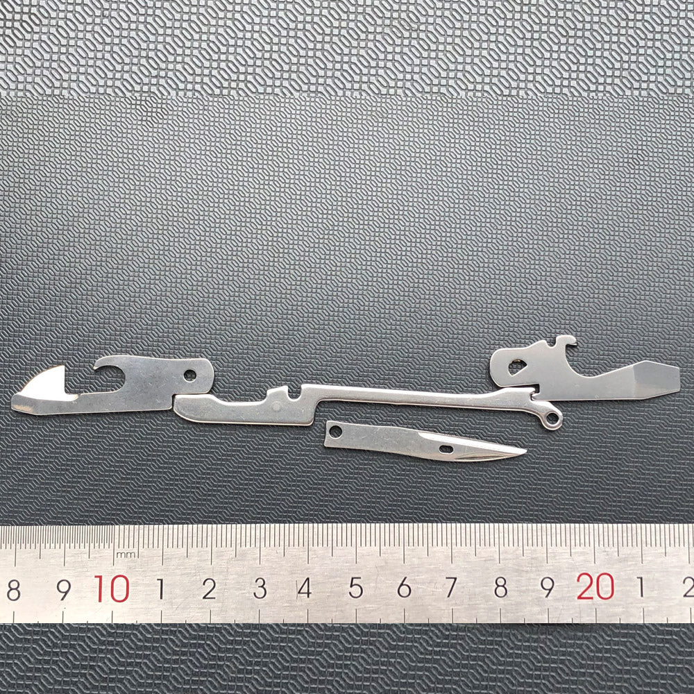 85mm multi-tool knife Bottle Opener Can Opener Punch Reamer Assembly Set