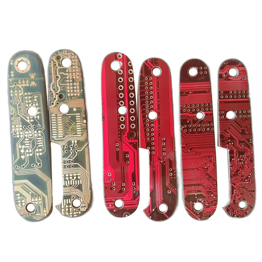91mm Computer Circuit Board Scales Multi-Tool Knife SAK Handles