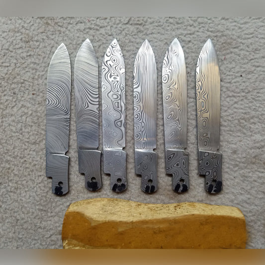 91mm Damascus Knife Blade Multi-Tool SAK Replacement Parts