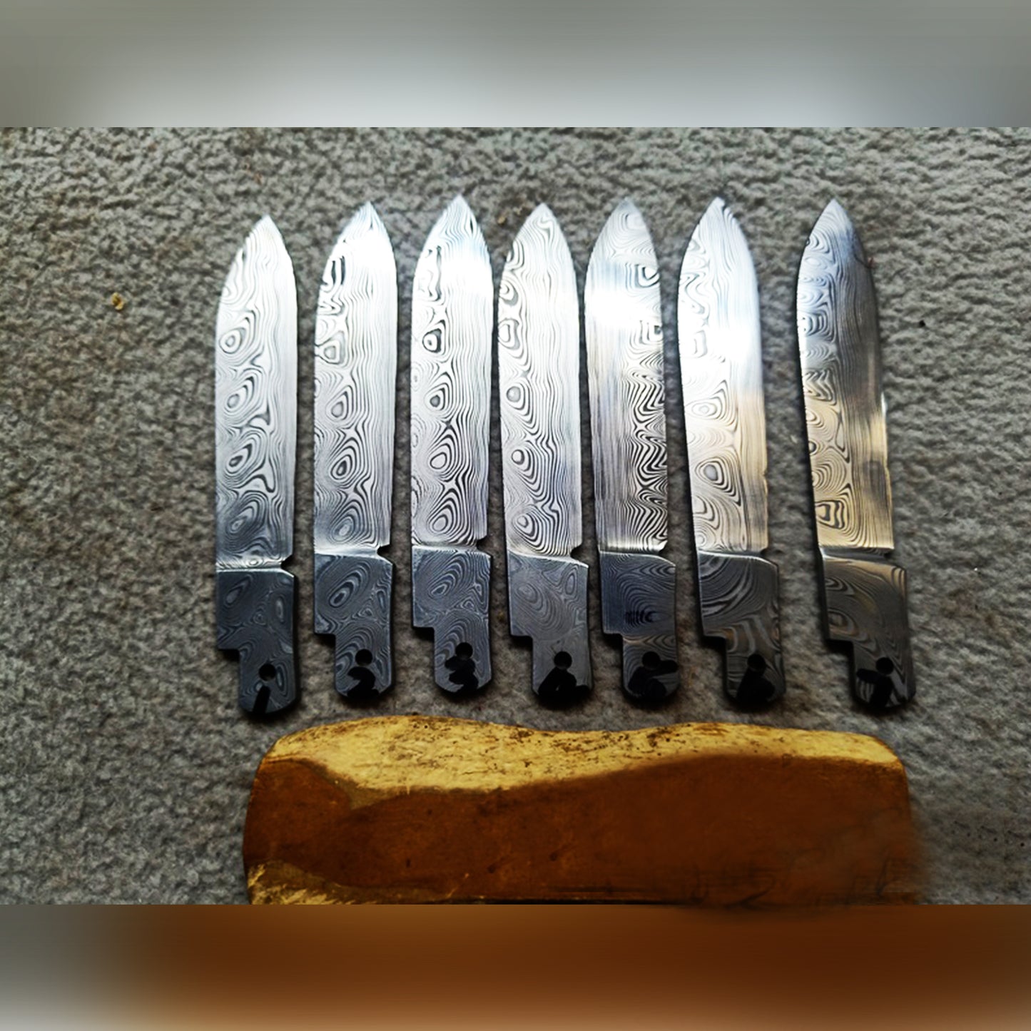 91mm Damascus Knife Blade Multi-Tool SAK Replacement Parts