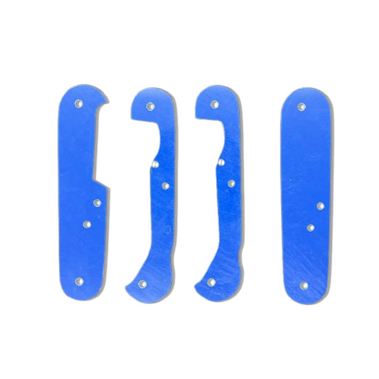 91mm Knife Blue Liner G10 Partition Custom Mod Tool SAK Part