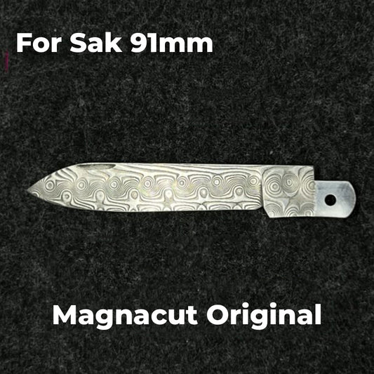 91mm Knife Magnacut Steel USA Import Handmade Replacement Blade SAK Parts