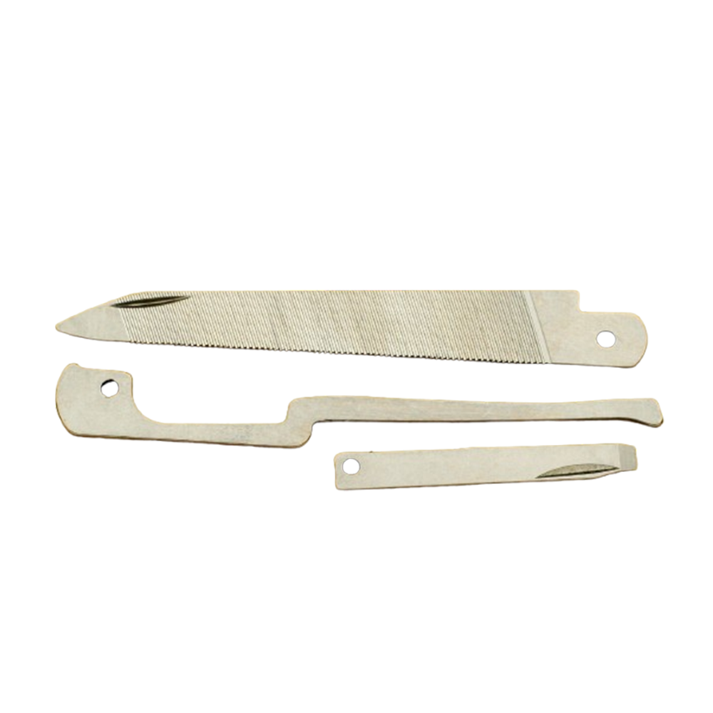 91mm Knife Metal Steel File Back Spring Chisel Flat for Multi-Tool SAK Aftermarket