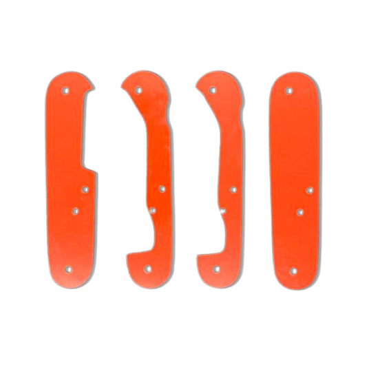 91mm Knife Orange Liner G10 Partition Custom Mod Tool SAK Part