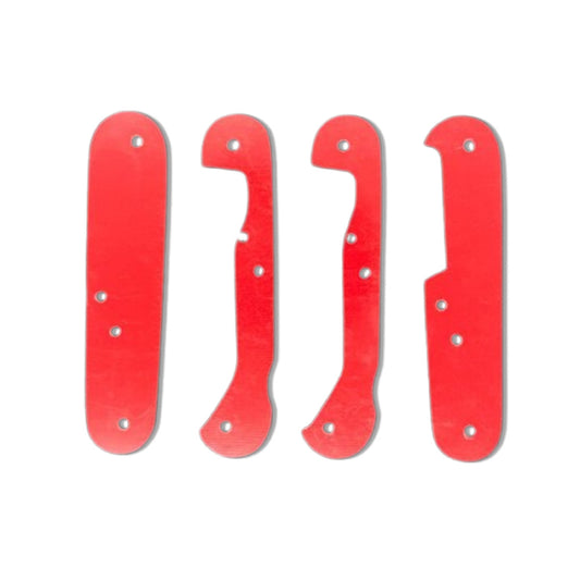 91mm Knife Red Liner G10 Partition Custom Mod Tool SAK Part