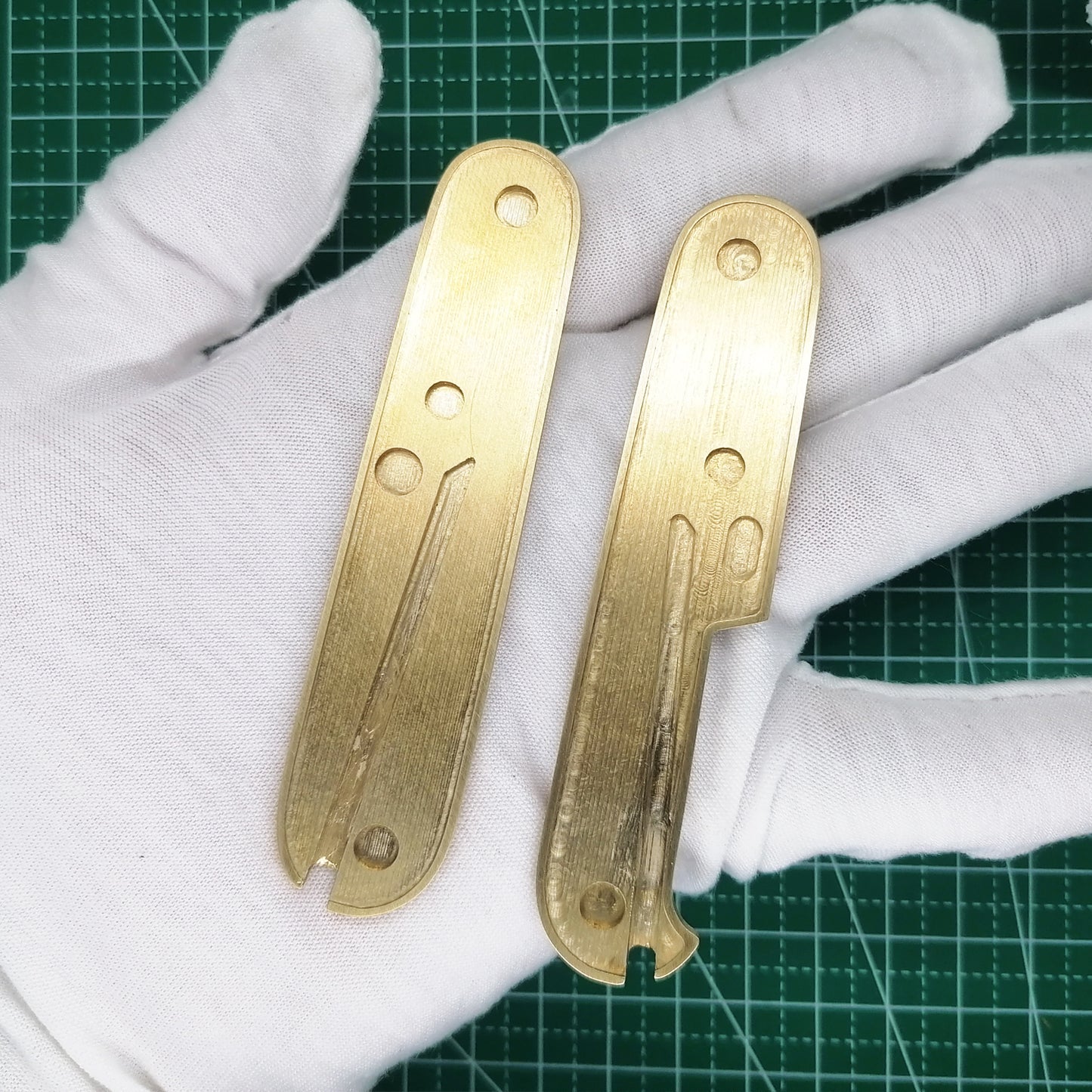 91mm Knife Pure Brass Handle Multi-Tool SAK Scales