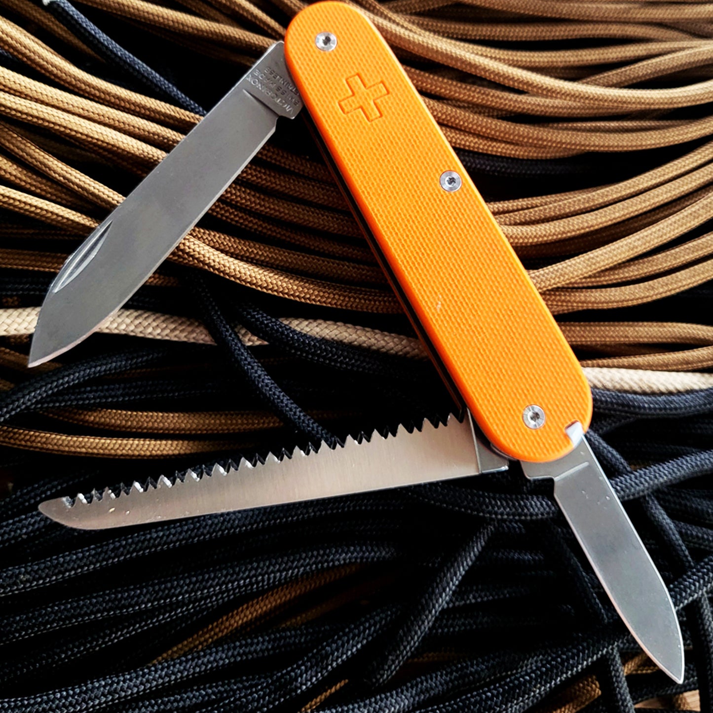 91mm Knife SAK Parts Mod G10 Handle Scales Multi-Tool SAK