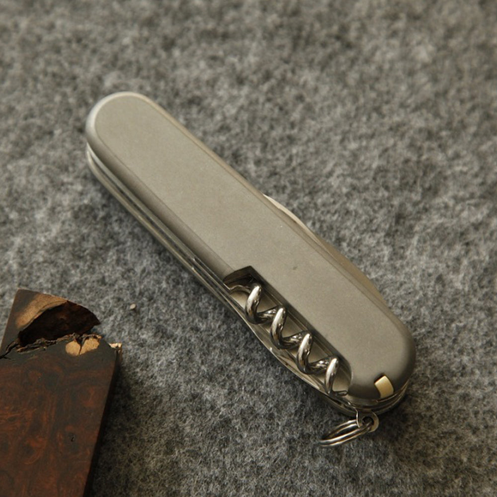 91mm Knife Multi-Tool Titanium Scales SAK Aftermarket Parts