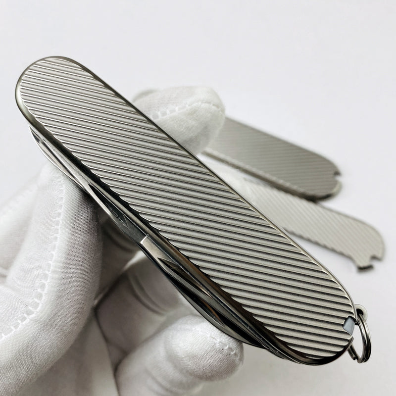91mm Knife Titanium Scales Aftermarket Handles Multi-Tool SAK Tool