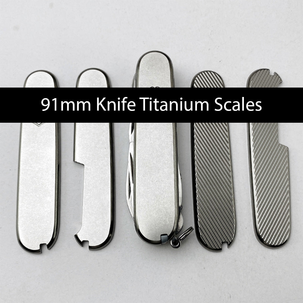 91mm Knife Titanium Scales Aftermarket Handles Multi-Tool SAK Tool
