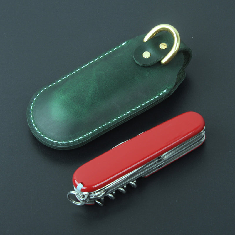 Ножны из воловьей кожи ручной работы для швейцарского армейского ножа Victorinox диаметром 58 мм, 84 мм, 91 мм
