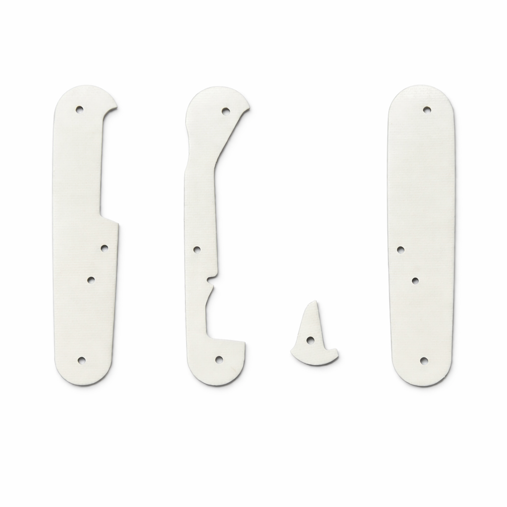 91mm Knife White Liner G10 Partition Custom Mod Tool SAK Part