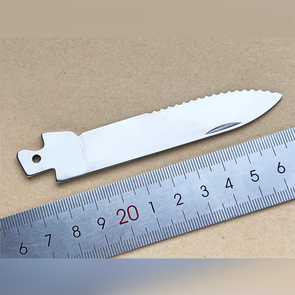 111mm Knife Blade DIY Knife Tool Part for Cheese Master Multi-Tool SAK