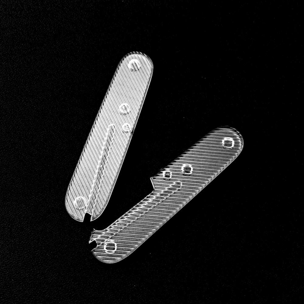 91mm Knife Transparent Patch Handle Scales Multi-Tool Knife