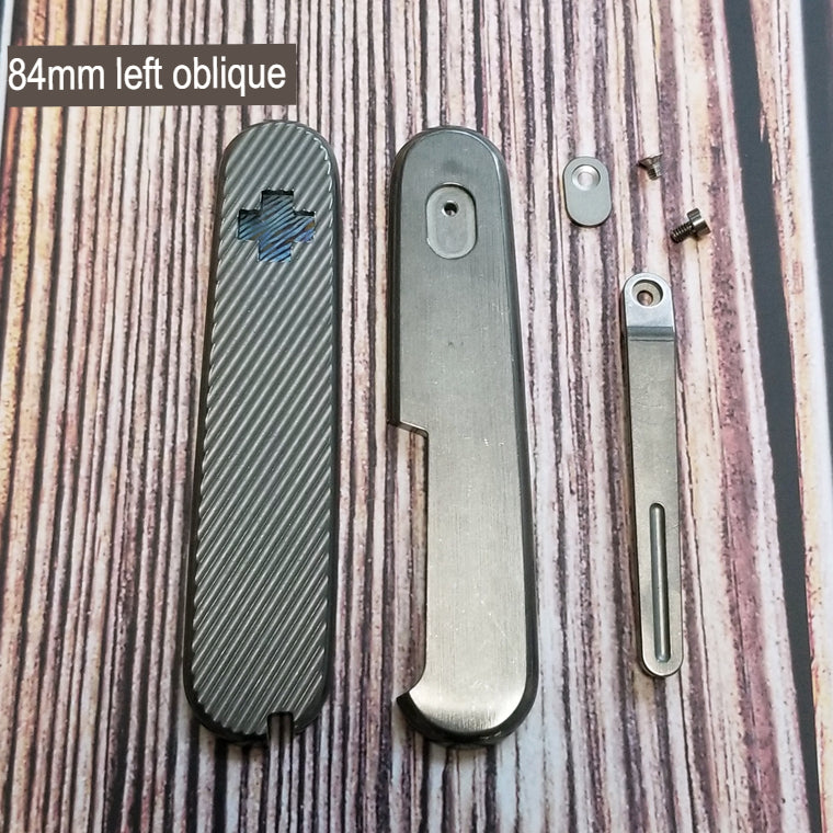 91mm 84mm Knife Titanium Aftermarket Handles