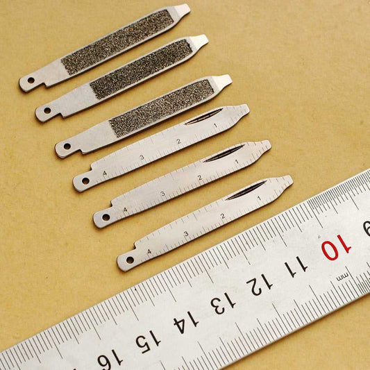 One Side File & Ruler DIY Tool Part for 58mm Victorinox Swiss Army Knife SAK SAK Parts Victorinox swiss army knife tools