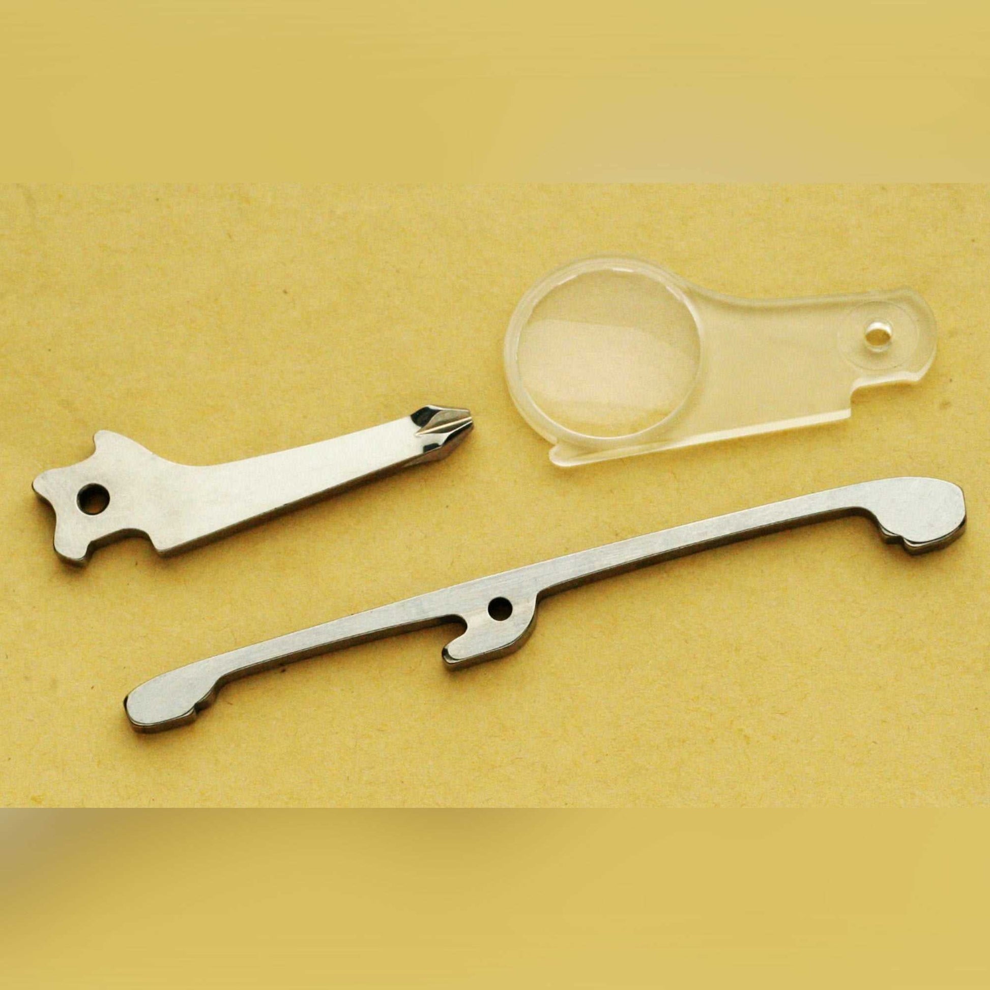 Screwdriver & Magnifying Glass Replacement Part for 91mm Swiss Army Knife SAK Parts Victorinox swiss army knife tools