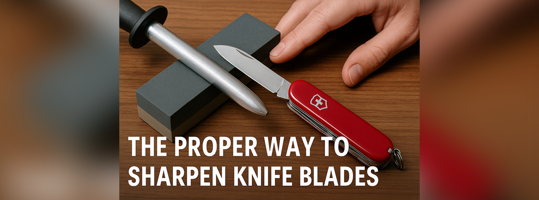 The Proper Way to Sharpen Victorinox Swiss Army Knife Blades