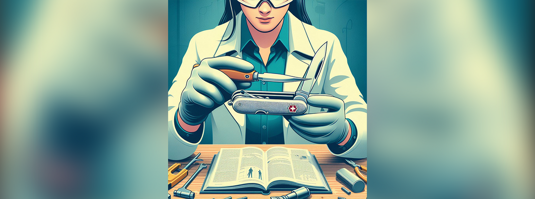 What are the best practices for opening and closing the victorinox swiss army knife safely?
