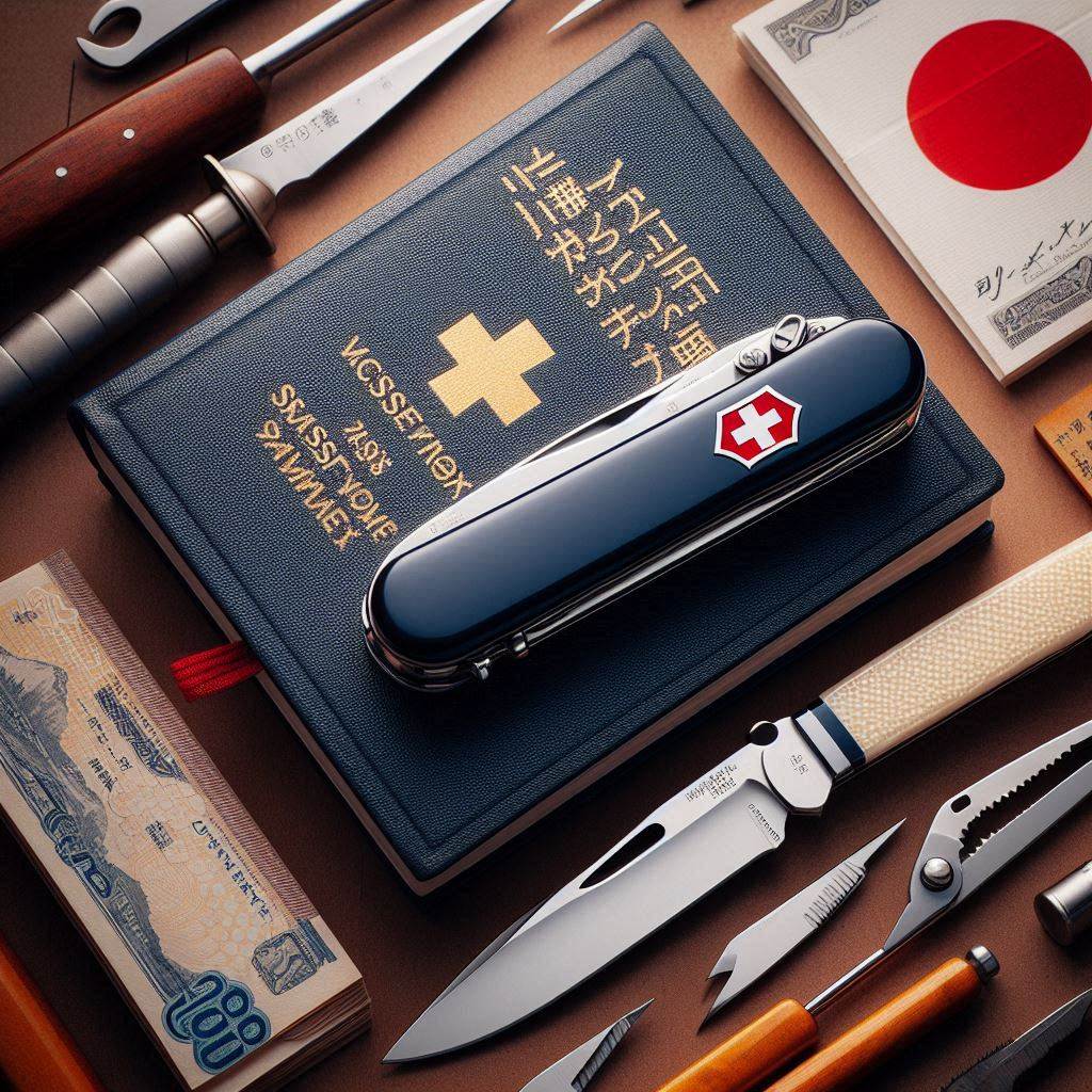 What are the regulations on owning and using Victorinox Swiss Army knives in Japan?