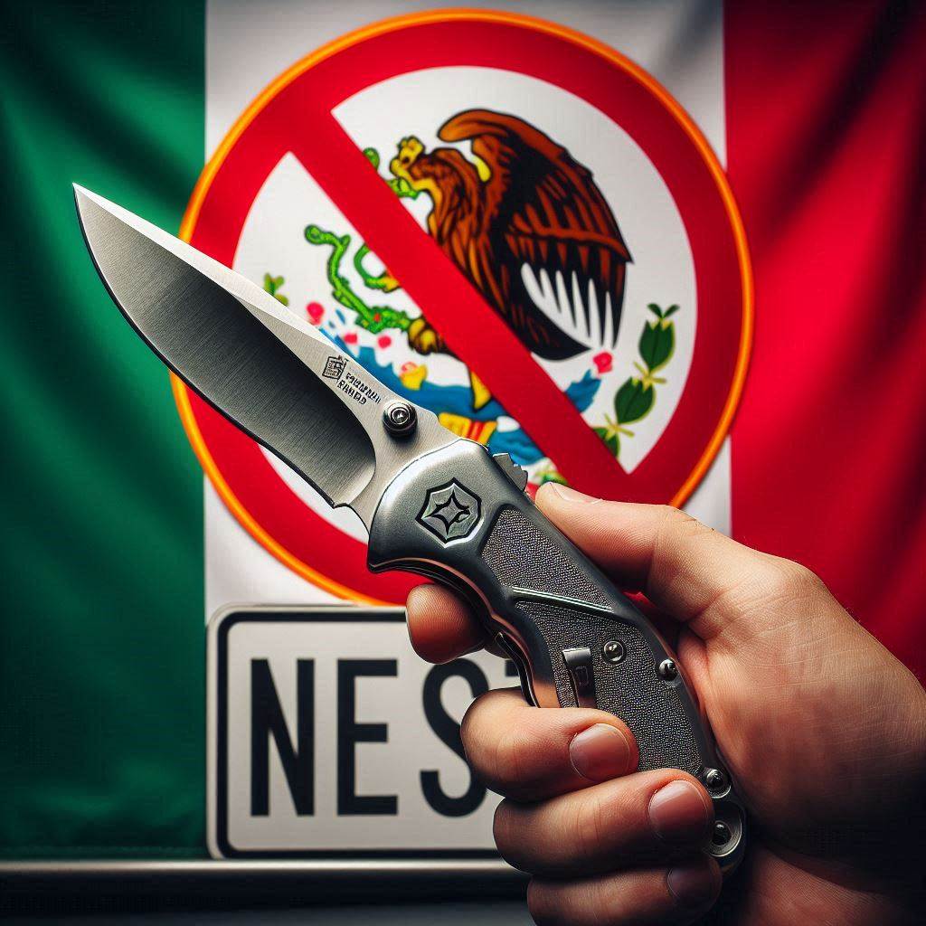 Are there any legal restrictions for carrying a Victorinox Swiss Army knife in Mexico?