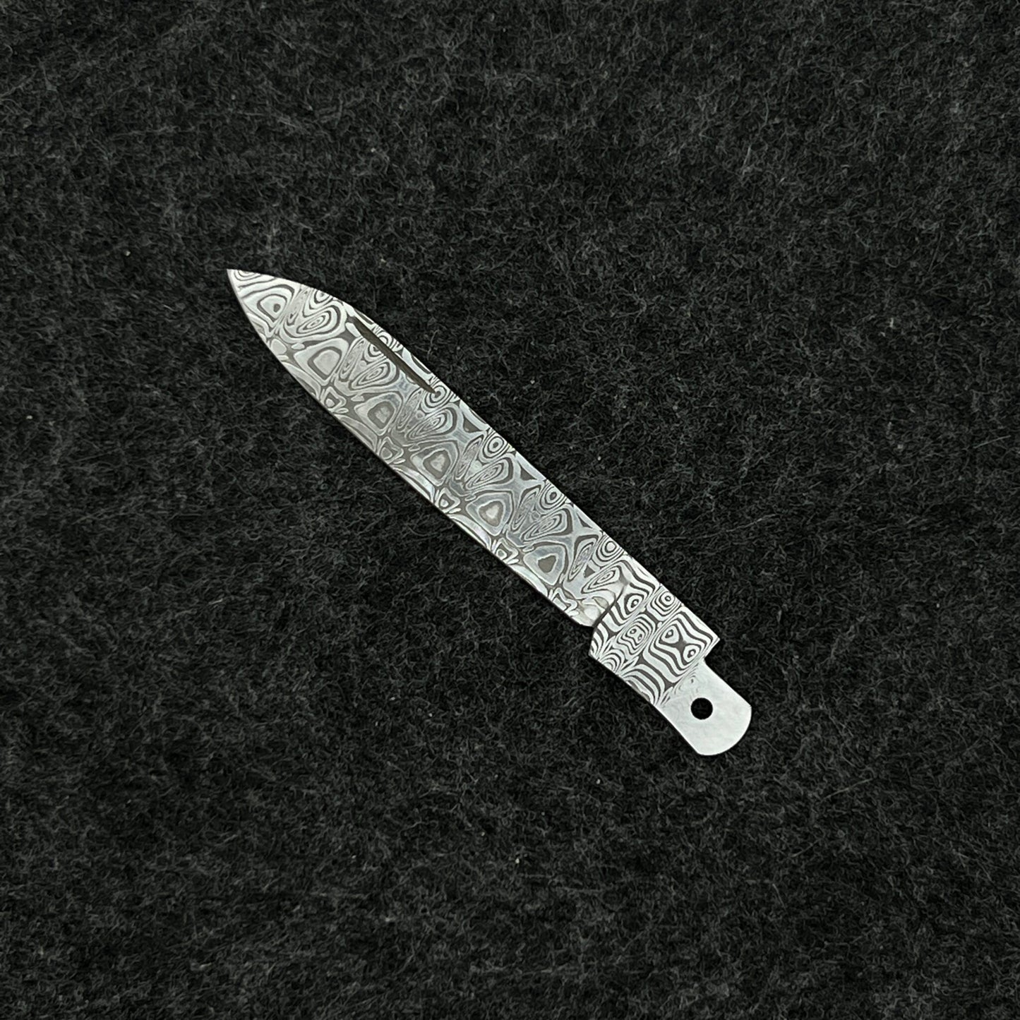 91mm Knife Sweden Import Damascus Powder Steel Handmade Blade SAK Parts