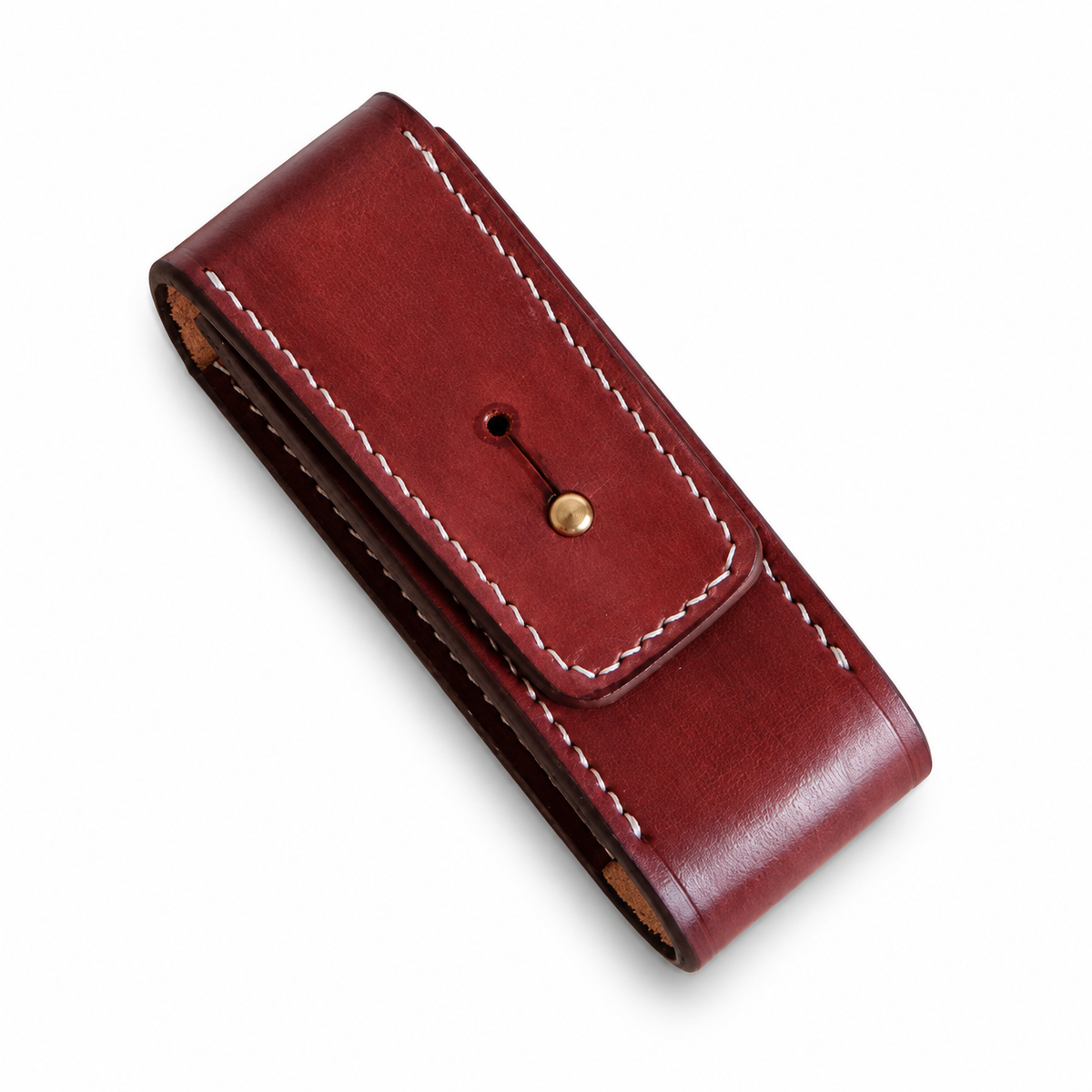 111mm SAK WorkChamp, WorkChamp XL & Hercules Vegetable-Tanned Cowhide Leather Sheath - Brown - WorkChamp / Hercules