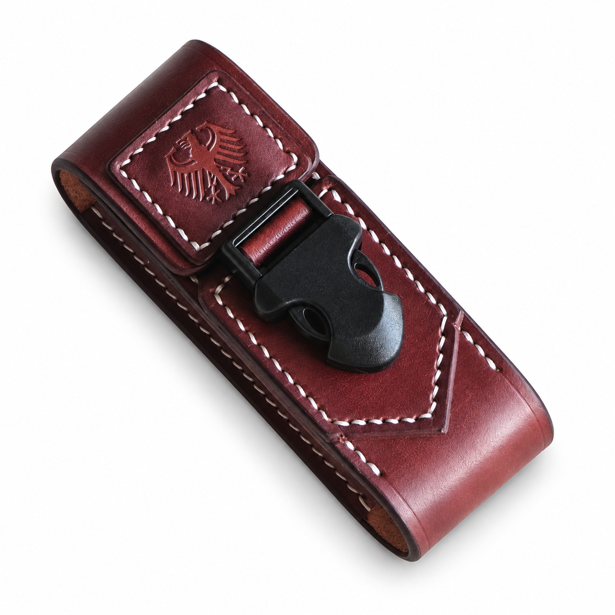 111mm SAK Work Champ Vegetable-Tanned Leather Buckle Sheath - Brown