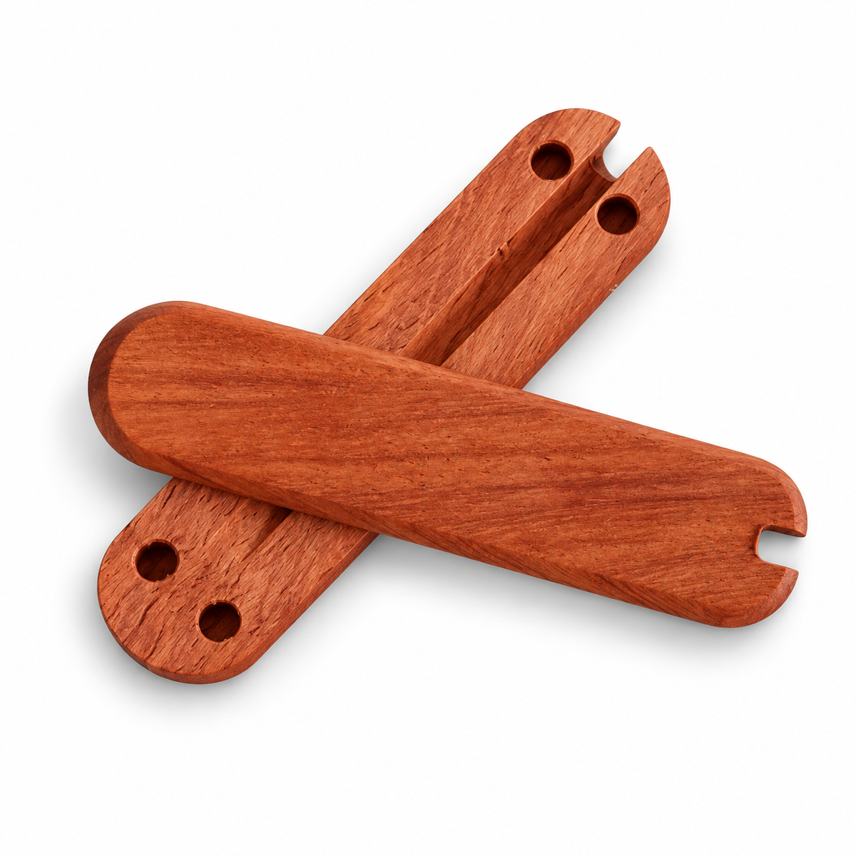 Burmese Rosewood Handle Scales for 58mm 91mm and 111mm SAK - 58mm Scales