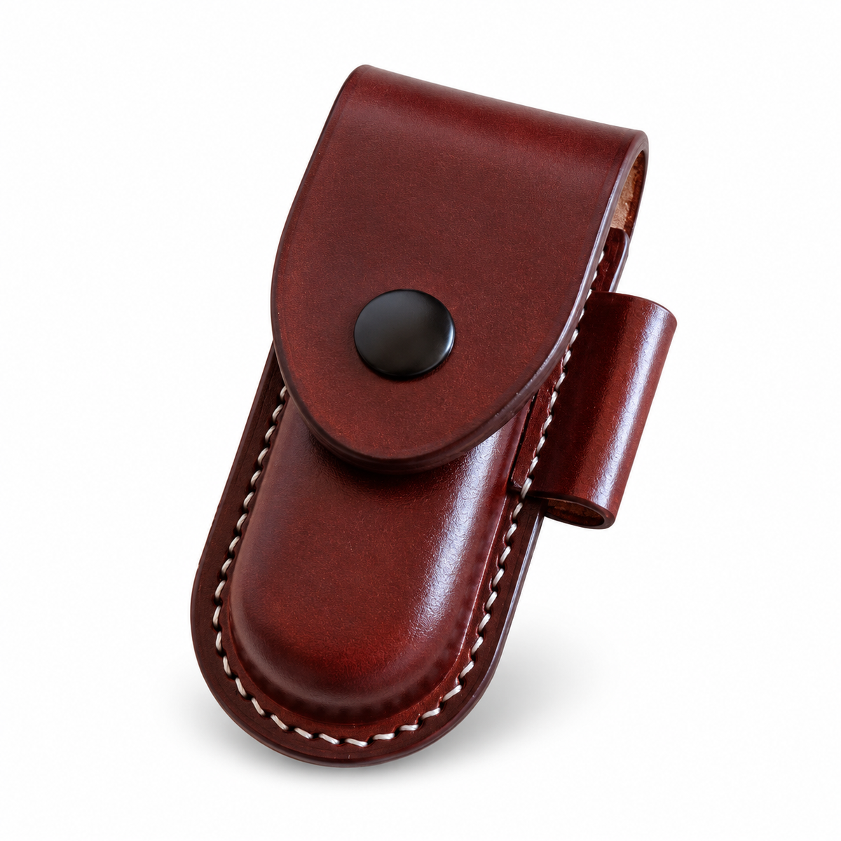91mm SAK Huntsman Lite Vegetable-Tanned Cowhide Leather Sheath - Brown