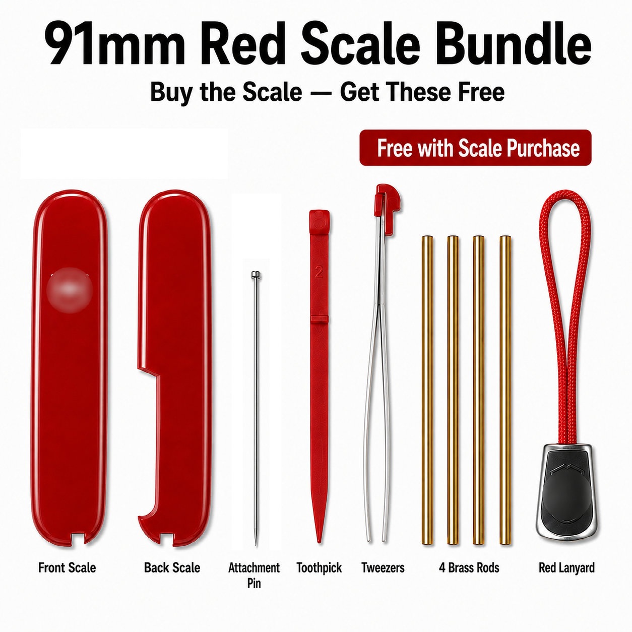 91mm Scale Full Set Handle Bundle Kit Custom Upgrade Mod Repair Tools Accessories