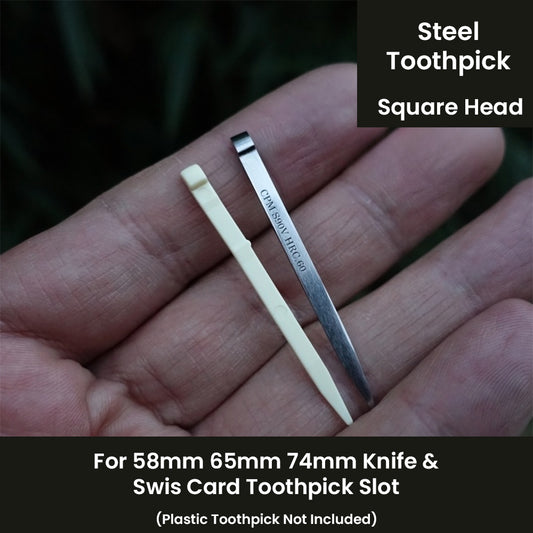 Steel Toothpick For 58mm 65mm 74mm 84mm 91mm 111mm Knives CPM S90V Steel